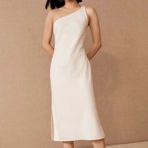 SALE✨ BHLDN Sachin & Babi Audrie One Shoulder Midi Dress - Ivory  - Size 8